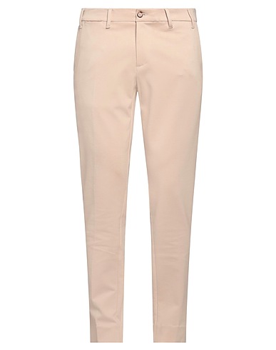 EREDI DEL DUCA パンツ ベージュ レーヨン 65% / ポリエステル 30% / ポリウレタン 5%