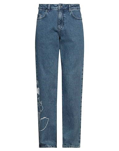 KARL LAGERFELD Denim trousers DISNEY X KARL LAGERFELD Blue 99% Cotton, 1% Elastane