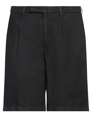 BOGLIOLI Shorts & Bermuda Midnight blue 100% Linen