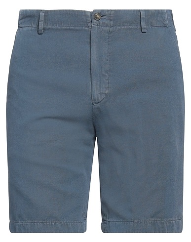 BOGLIOLI Shorts & Bermuda Slate blue 75% Cotton, 25% Linen