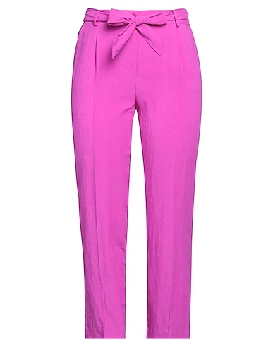 SANGERMANO Casual pants Mauve 60% Viscose, 40% Linen