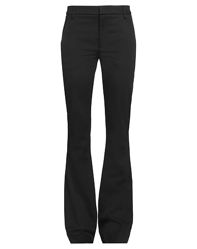 DONDUP Flared pant NERO 69% Modal, 28% Cotton, 3% Elastane