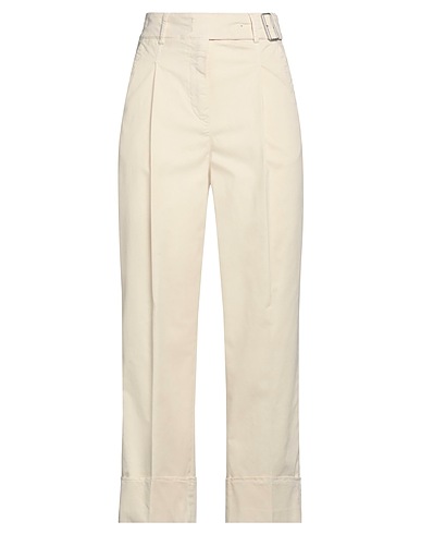 PESERICO Casual trouser Beige 98% Cotton, 2% Elastane
