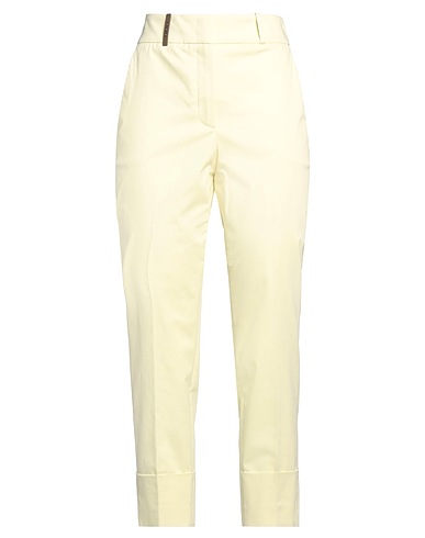 PESERICO Casual trouser EASY Yellow 96% Cotton, 4% Elastane