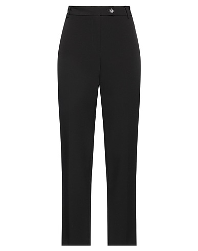 SANGERMANO Pantalone Nero 89% Poliestere, 11% Elastan