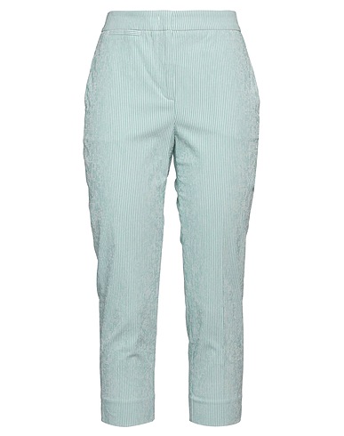 PESERICO Casual trouser Green 99% Cotton, 1% Elastane