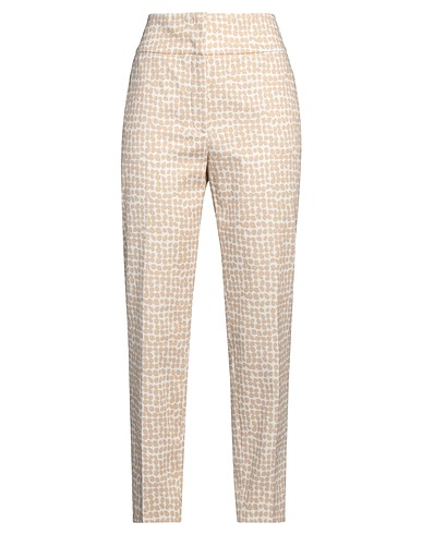 PESERICO Casual trouser Beige 98% Cotton, 2% Elastane