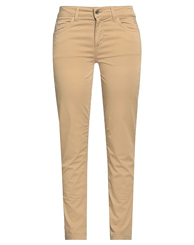 LIU •JO Casual pants Khaki 97% Cotton, 3% Elastane
