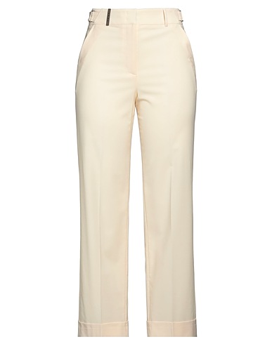 PESERICO Casual trouser Cream 96% Virgin Wool, 4% Elastane
