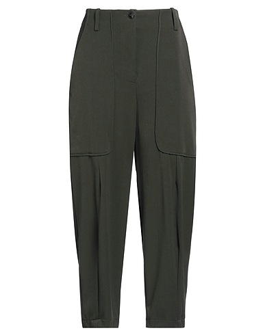 ALESSIA SANTI Pantalone Verde scuro 63% Poliestere, 33% Viscosa, 4% Elastan