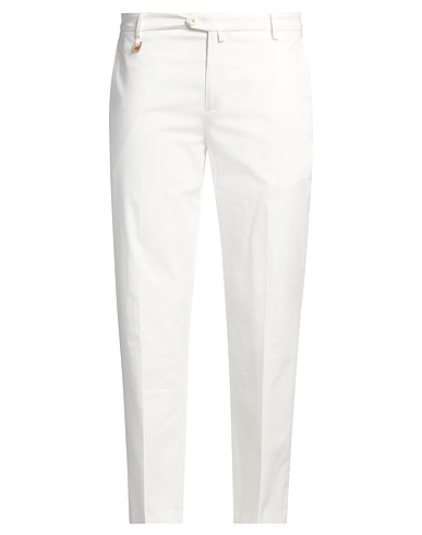 BARBATI Pantalone Off white 98% Cotone, 2% Elastan