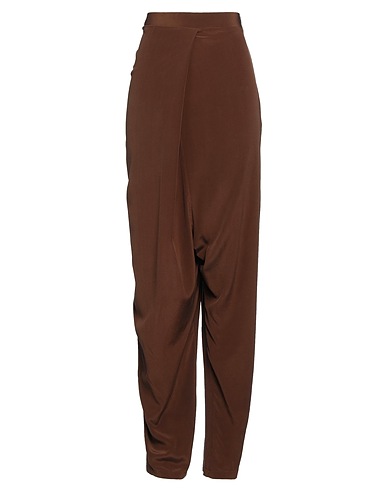 PDR PHISIQUE DU ROLE Casual pants Chocolate brown 100% Silk