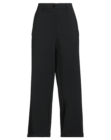 MOMONÍ Casual trouser Black 96% Virgin Wool, 4% Elastane