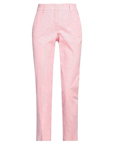 PESERICO Casual pants Red 99% Cotton, 1% Elastane