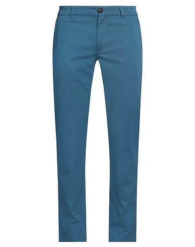 FRANKLIN & MARSHALL Casual trouser Deep teal 97% Cotton, 3% Elastane