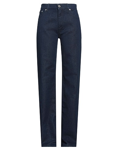 MISSONI Denim pants Navy 89% Cotton, 9% Viscose, 2% Metallic fiber
