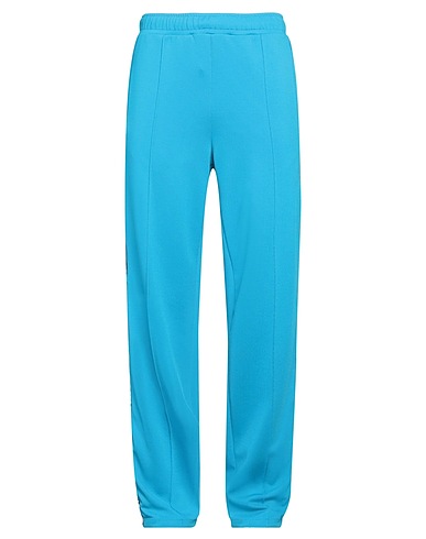 JUST CAVALLI Casual trouser Azure 96% Polyester, 4% Elastane, Cotton