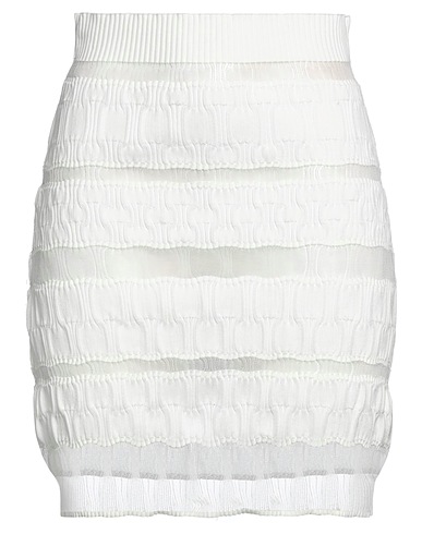 NADIA WIRE Minigonna Bianco 60% Poliestere, 30% Cotone, 10% Nylon