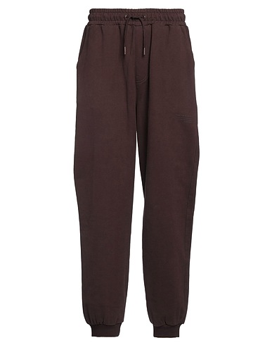 YOUNG POETS Casual trouser Dark brown 100% Cotton