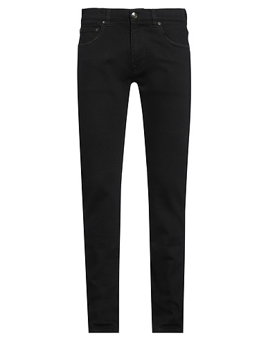ETRO Denim pants Black 98% Cotton, 2% Elastane