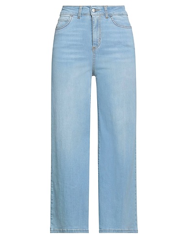 CARACTÈRE Denim trousers Blue 98% Cotton, 2% Elastane