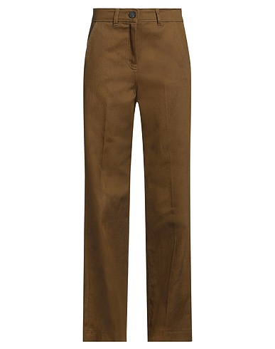 MARELLA Casual pants Military green 99% Cotton, 1% Elastane