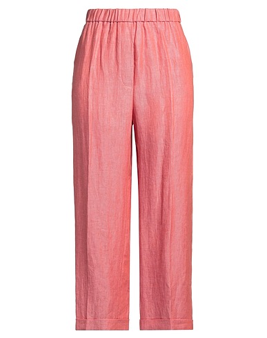 PESERICO Casual trouser Red 100% Linen