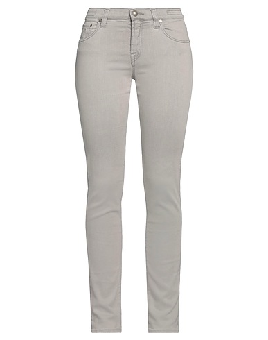 JACOB COHЁN Denim trousers Grey 70% Lyocell, 28% Cotton, 2% Elastane