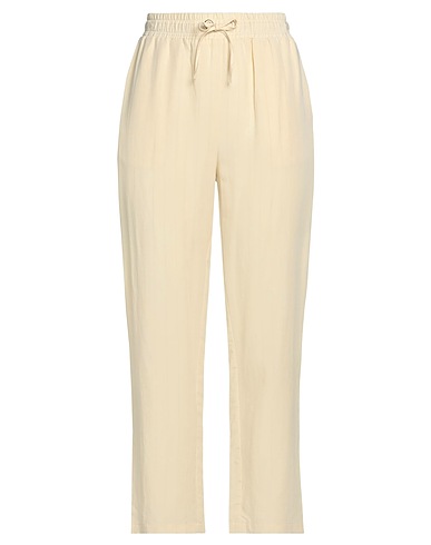LIU •JO Casual trouser Ivory 78% Lyocell, 22% Linen