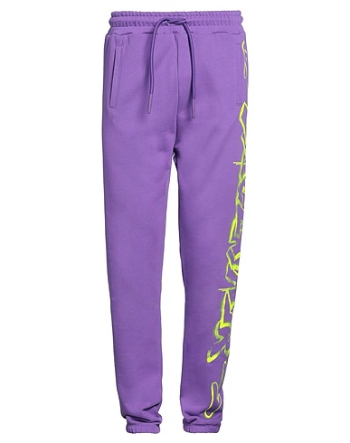 DISCLAIMER Casual trouser Purple 100% Cotton
