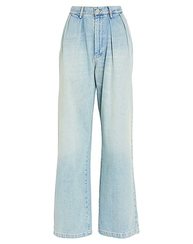 DENIMIST Denim trousers Blue 100% Cotton