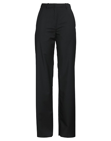 VALENTINO GARAVANI Casual trouser Black 84% Virgin Wool, 16% Mohair wool