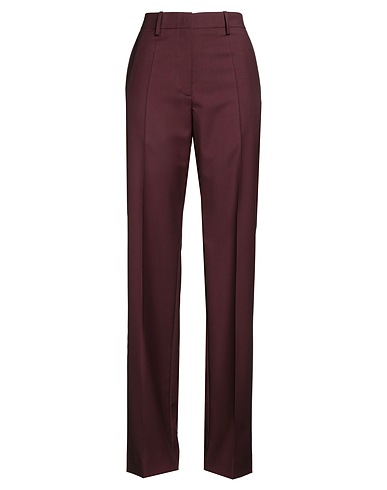 VALENTINO GARAVANI Casual trouser Burgundy 84% Virgin Wool, 16% Mohair wool
