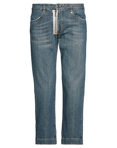 GRIFONI Denim trousers Blue 100% Cotton