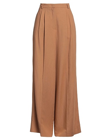WEEKEND MAX MARA Casual pants Camel 69% Viscose, 31% Linen