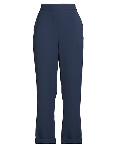 ALESSIA SANTI Casual pants Midnight blue 92% Polyester, 8% Elastane