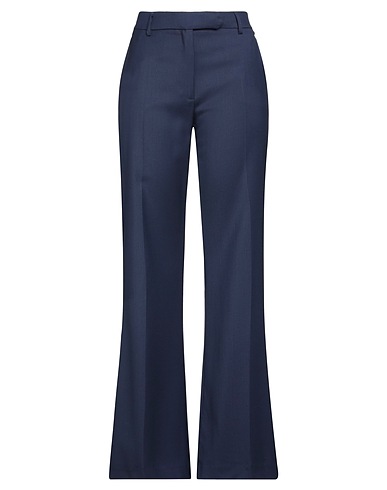TRUE ROYAL Pantalone Blu navy 99% Lana Vergine, 1% Elastan