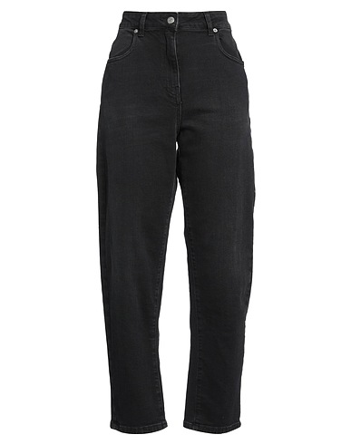 HAVEONE Denim trousers Black 97% Cotton, 3% Elastane