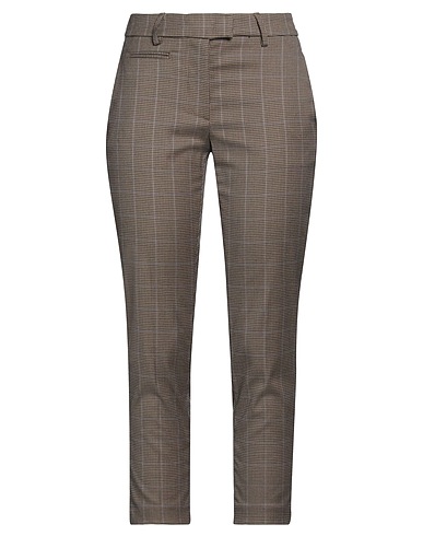 DONDUP Casual trouser Khaki 63% Polyester, 34% Viscose, 3% Elastane