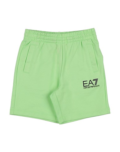 EA7 Shorts & Bermuda Verde chiaro 100% Cotone