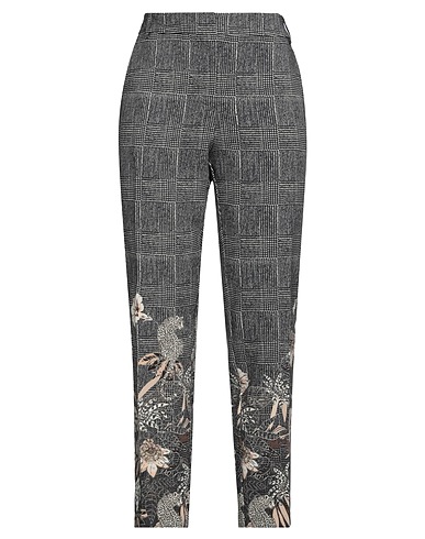 THE ABITO Milano Casual trouser Black 87% Polyester, 13% Elastane