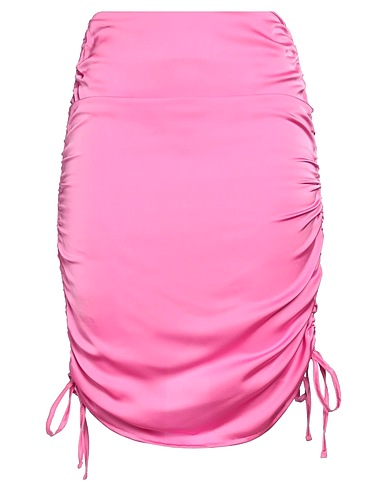 SHOPART Mini skirt Pink 97% Polyester, 3% Elastane