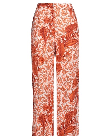 PUROTATTO Casual trouser Rust 100% Linen