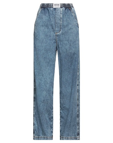 MOSCHINO JEANS Denim trousers Blue 100% Cotton