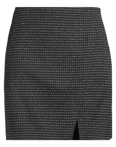 CARACTÈRE Mini skirt Black 62% Polyester, 34% Viscose, 3% Elastane, 1% Metallic fiber
