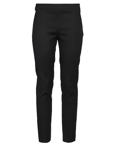 KITON Casual pants Black 58% Linen, 39% Viscose, 3% Elastane