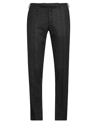 INCOTEX Casual pants Charcoal 100% Wool