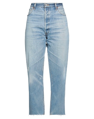 RE/DONE with LEVI'S Denim trousers Blue 100% Cotton
