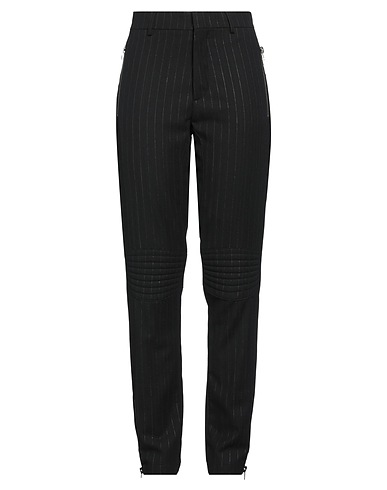 MOSCHINO Casual pants COUTURE Black 99% Virgin Wool, 1% Viscose