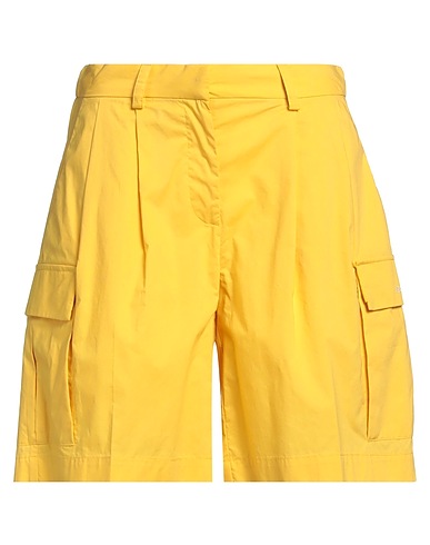 ERMANNO FIRENZE Shorts & Bermuda Giallo 100% Cotone
